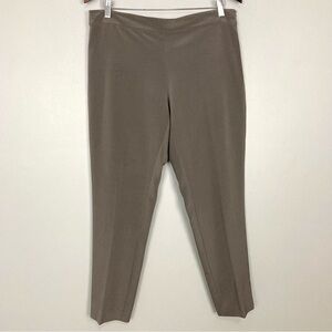 Eileen Fisher Silk Blend Tapered Trousers Women’s Sz 12 Classic Elegant Side Zip